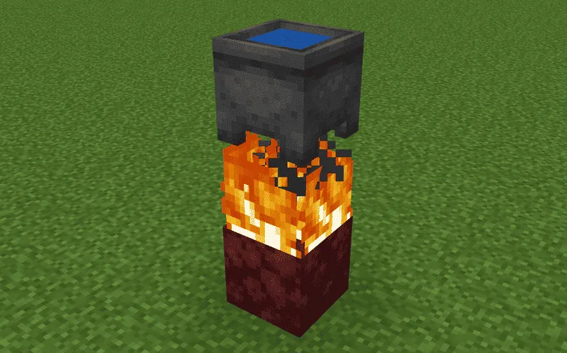 Сбор напитка из котла в пузырьки